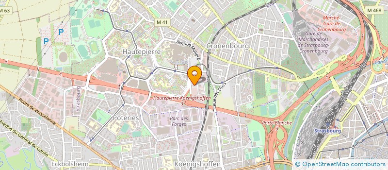 localisation de l'entreprise E.B.M.S.  BOBIGNY