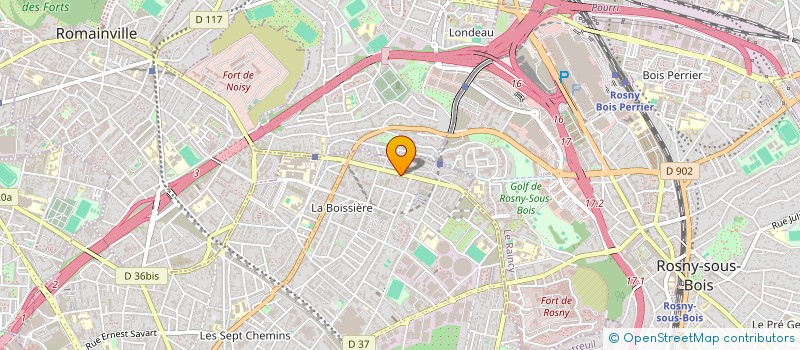 localisation de l'entreprise E.B.NETT à MONTREUIL