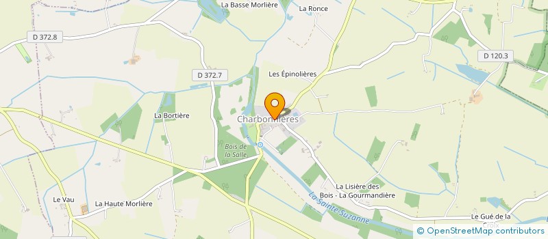 localisation de l'entreprise E-B-P à CHARBONNIERES