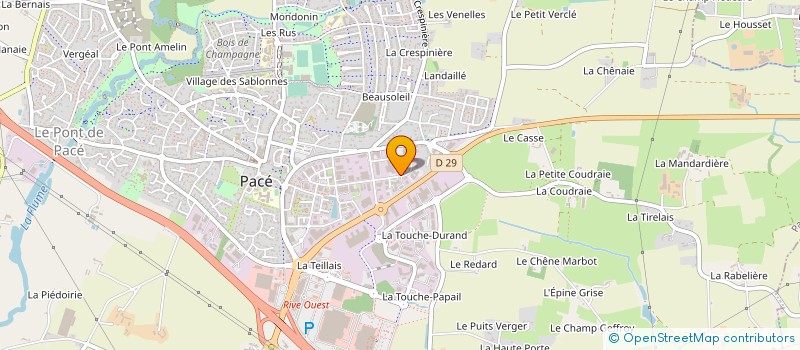 localisation de l'entreprise E.B.P.I à PACE