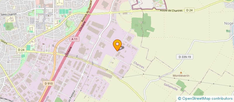 localisation de l'entreprise E.B.R. DISTRIBUTION à CHARTRES