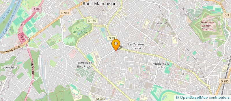 localisation de l'entreprise E.B.R -ENTREPRISE DU BATIMENT ET DES RENOVATIONS à RUEIL-MALMAISON