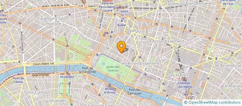 localisation de l'entreprise E.B.R.S.  PARIS