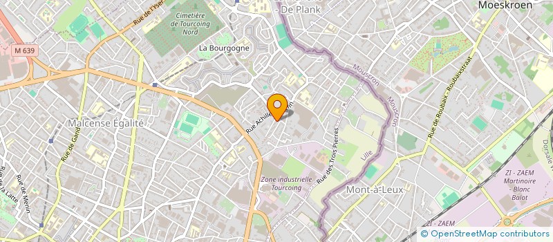 localisation de l'entreprise E.B. RENOVE à TOURCOING