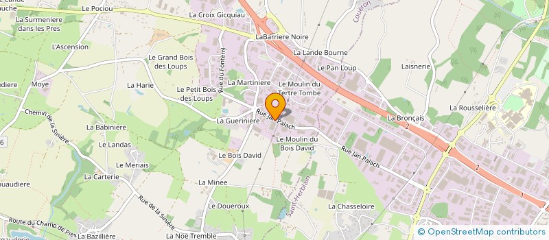 localisation de l'entreprise E.B.S LE RELAIS ATLANTIQUE à COUERON