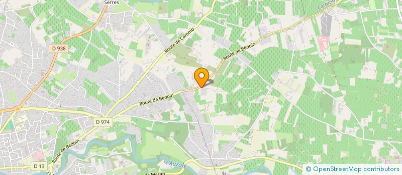 localisation de l'entreprise E.B. SUD  MAZAN