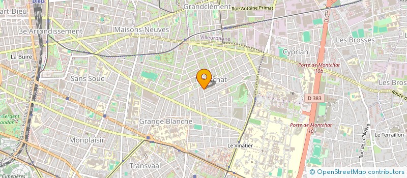 localisation de l'entreprise E.BAT à LYON