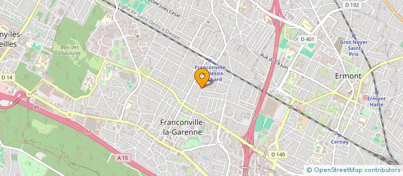 localisation de l'entreprise E.BATCO à FRANCONVILLE
