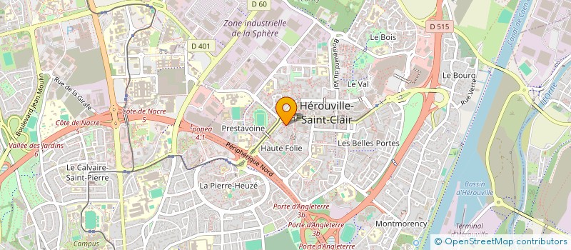localisation de l'entreprise E-BETHEL à HEROUVILLE-SAINT-CLAIR