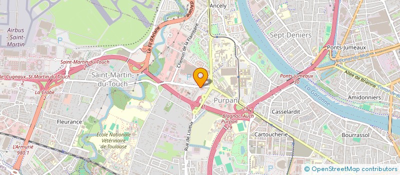 localisation de l'entreprise E-BICONSTRUCTION à TOULOUSE