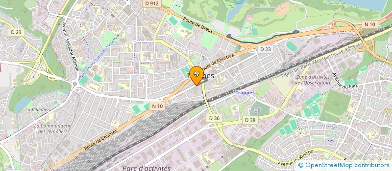 localisation de l'entreprise E BOT à TRAPPES