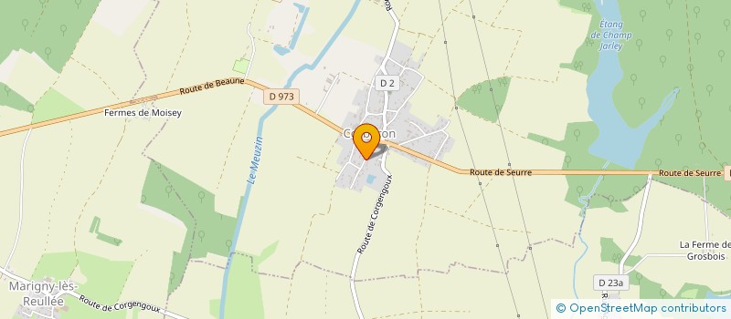 localisation de l'entreprise E. BREZIAT  CORBERON