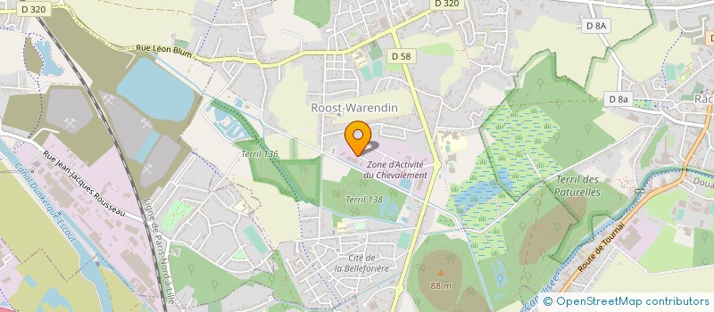 localisation de l'entreprise E-BUILT  BLOIS