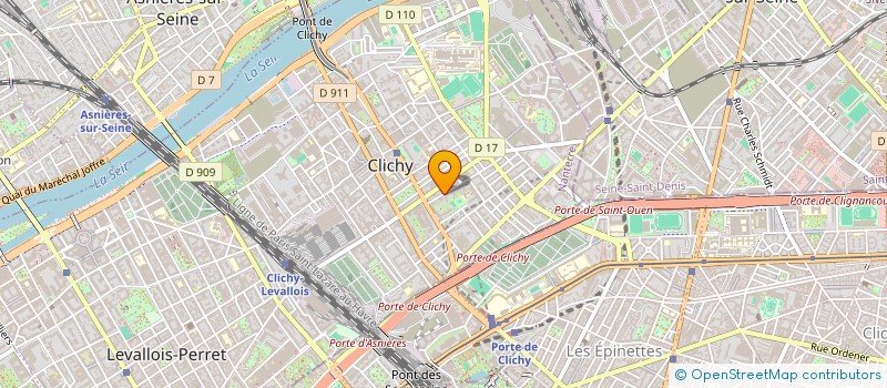 localisation de l'entreprise E BUISINESS @ CLICHY à CLICHY