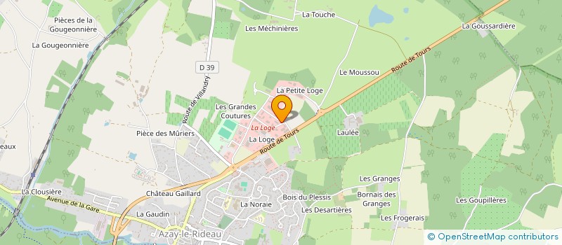 localisation de l'entreprise E C à AZAY-LE-RIDEAU