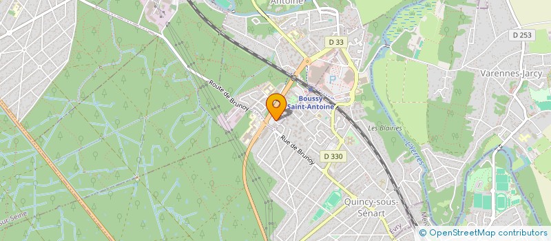 localisation de l'entreprise E.C.A  EPINAY-SOUS-SENART