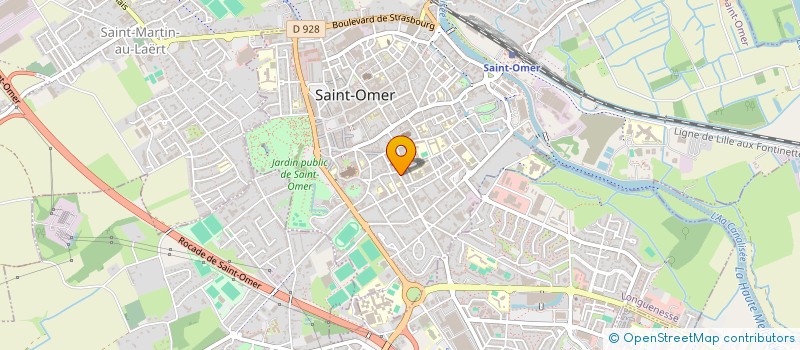 localisation de l'entreprise E.C.A ECOLE DE CONDUITE AUDOMAROISE à SAINT-OMER