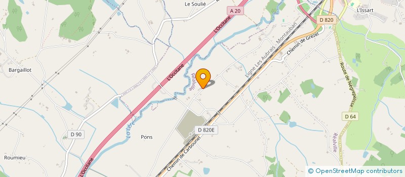 localisation de l'entreprise E.C.A ETUDE CONCEPT ET AMENAGEMENT  REALVILLE