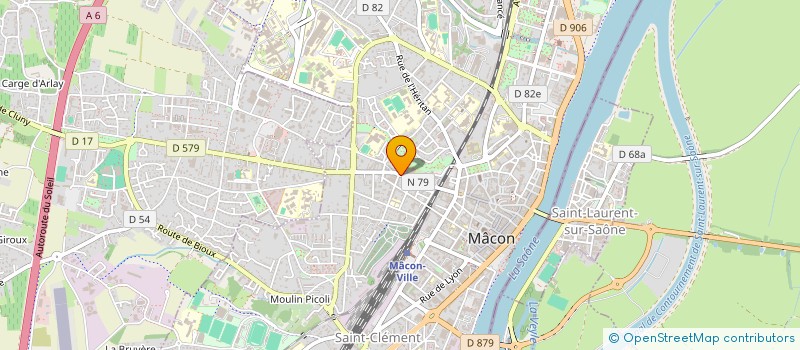 localisation de l'entreprise E.C.A.S. à MACON