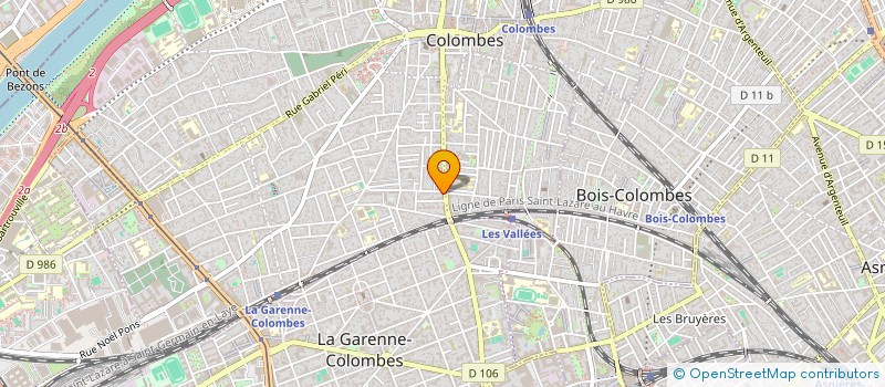 localisation de l'entreprise E C A SA à COLOMBES
