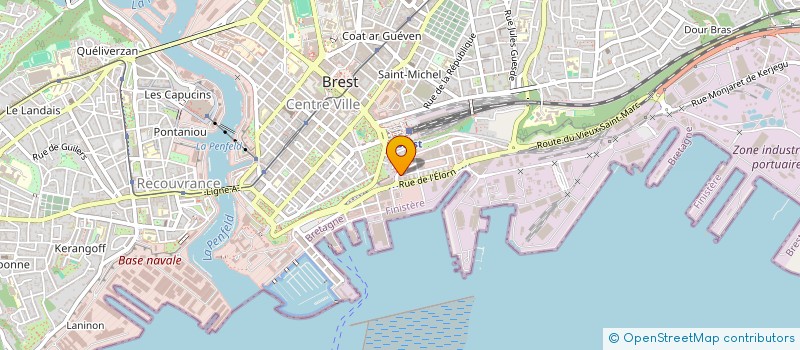 localisation de l'entreprise E&C AUDIT à BREST