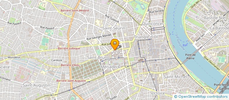localisation de l'entreprise E C B à BORDEAUX