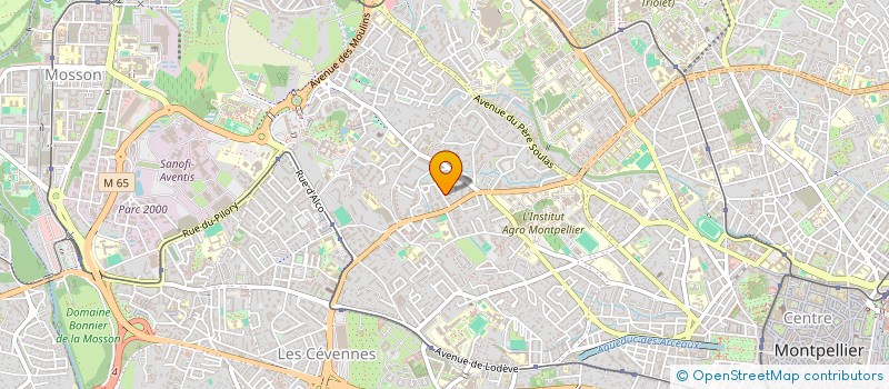 localisation de l'entreprise E.C.B à MONTPELLIER