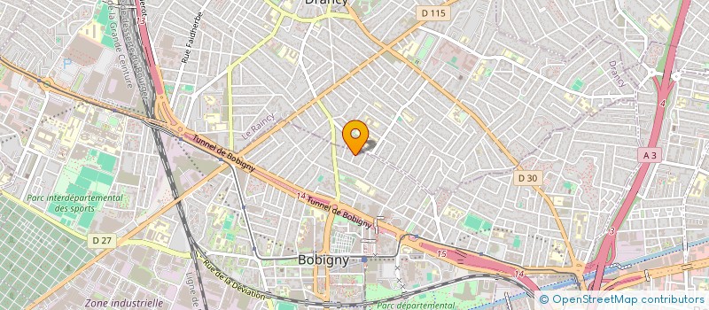 localisation de l'entreprise E.C.B. à BOBIGNY