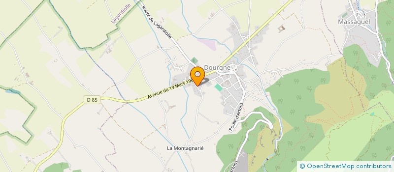 localisation de l'entreprise E C C + à MASSAGUEL