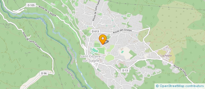 localisation de l'entreprise E.C.C. à SAINT-CEZAIRE-SUR-SIAGNE
