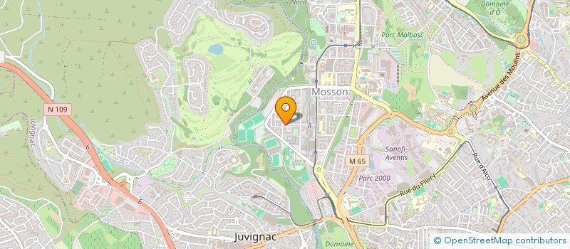 localisation de l'entreprise E C C à MONTPELLIER