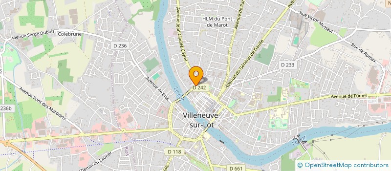 localisation de l'entreprise E.C.C.A. à VILLENEUVE-SUR-LOT