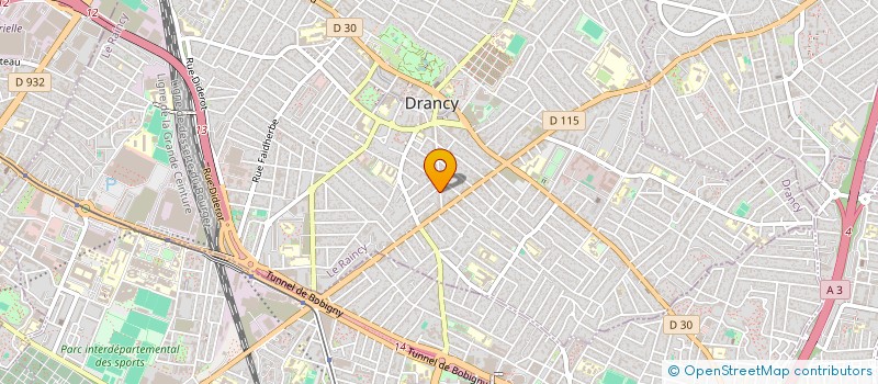 localisation de l'entreprise E.C.C.A DRANCY à DRANCY