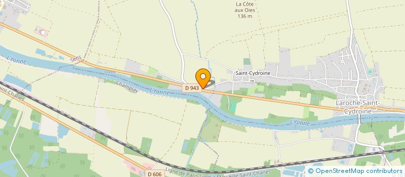 localisation de l'entreprise E.C.C BATIMENT  LAROCHE-SAINT-CYDROINE