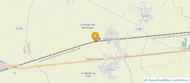 localisation de l'entreprise E C C I P S  CHAMBON