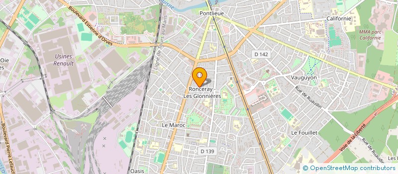 localisation de l'entreprise E.C.C.P. à LE MANS