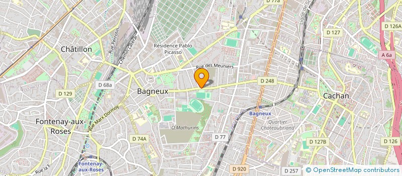 localisation de l'entreprise E.C. CAFE AND CO à BAGNEUX