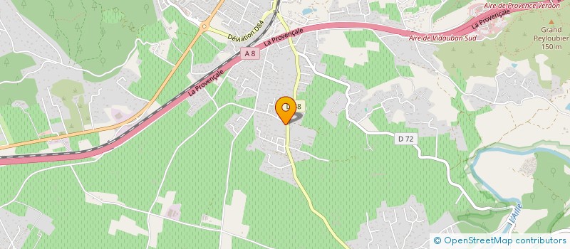 localisation de l'entreprise E.C.D.HAVEN  VIDAUBAN