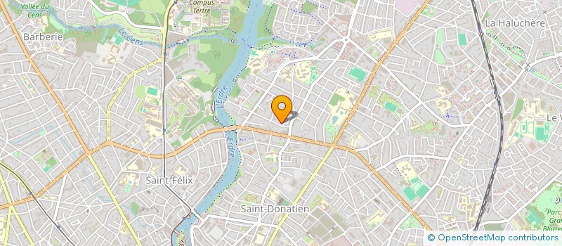 localisation de l'entreprise E&C DATA  NANTES