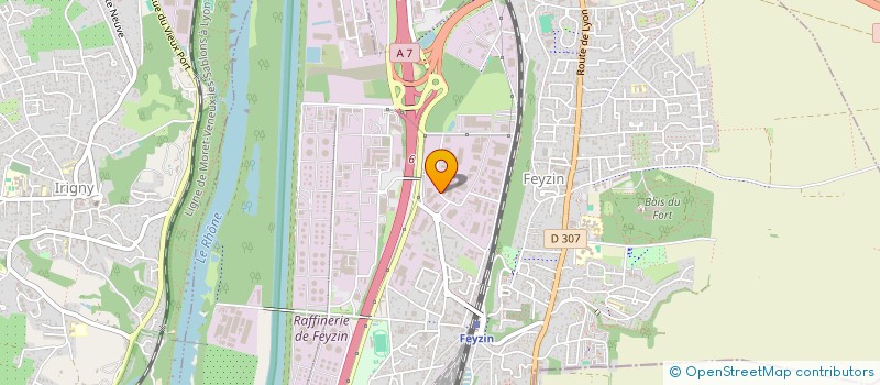 localisation de l'entreprise E.C. DE CAROLIS  FEYZIN