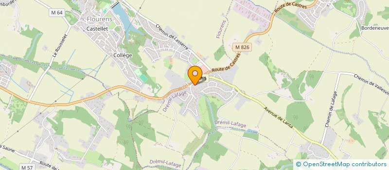 localisation de l'entreprise E.C.E. ETUDE CONCEPT ELECTRONIQUE  DREMIL-LAFAGE