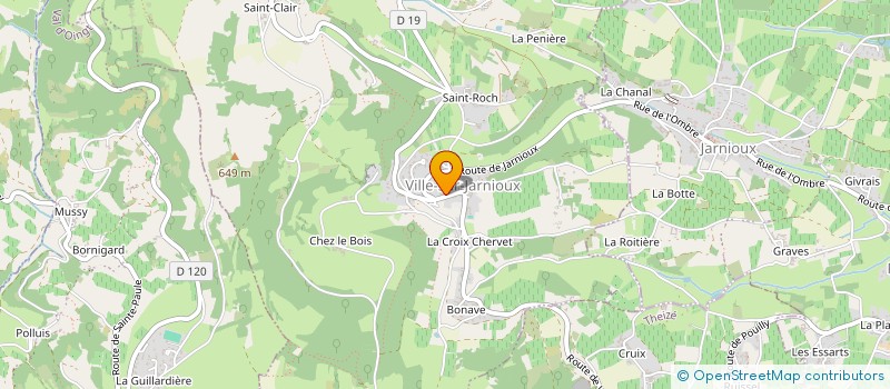 localisation de l'entreprise E.C.E.I. à PORTE-DES-PIERRES-DOREES