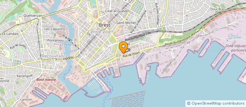 localisation de l'entreprise E&C EXPERTISE COMPTABLE à BREST