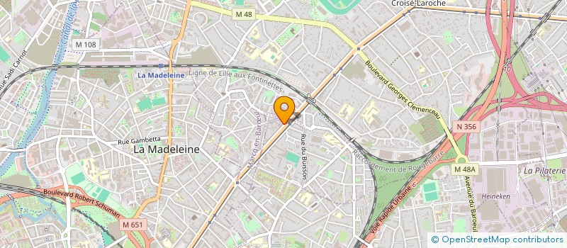 localisation de l'entreprise E.C.F. PRO à LILLE
