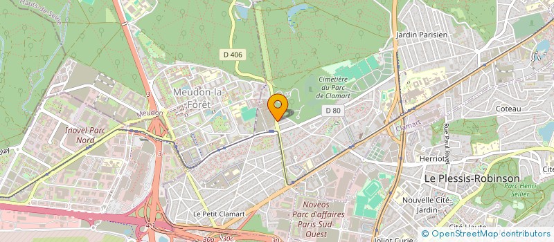 localisation de l'entreprise E.C.F.R CLAMART à CLAMART
