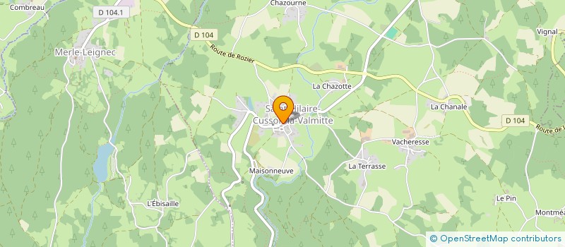 localisation de l'entreprise E.C FACADE  SAINT-HILAIRE-CUSSON-LA-VALMITTE