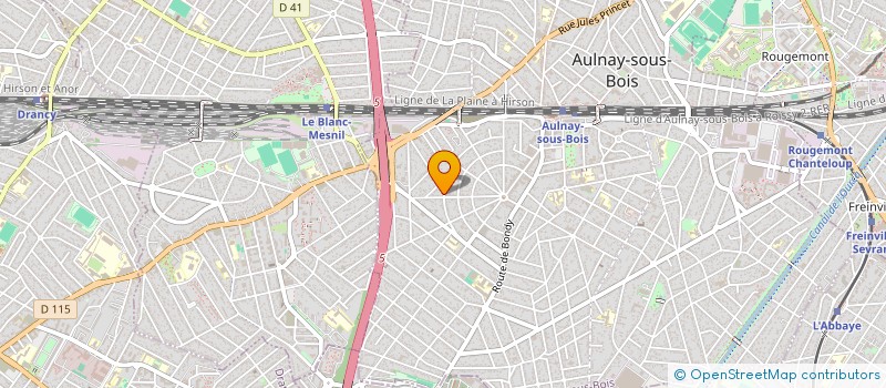 localisation de l'entreprise E C I I à AULNAY-SOUS-BOIS