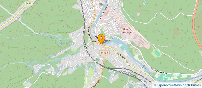 localisation de l'entreprise E.C INVEST IMMO à EPINAL