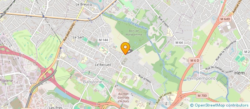 localisation de l'entreprise E & C INVESTISSEMENTS  VILLENEUVE-D'ASCQ