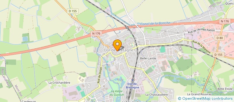 localisation de l'entreprise E.C.L.  DOL-DE-BRETAGNE